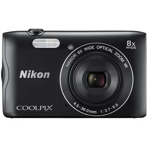 ニコン デジタルカメラ COOLPIX A300 ブラック COOLPIXA300BK 商品写真1