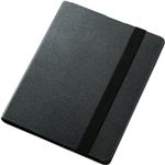 エレコム iPad 2012/iPad2用ソフトレザーカバー/360度スイベルスタンド/ブラック TB-A12360BK