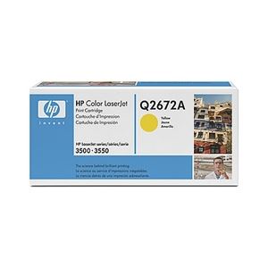 HP プリントカートリッジ イエロー (CLJ3500) Q2672A
