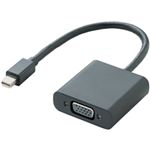 エレコム Mini DisplayPort-VGA変換アダプタ/ブラック AD-MDPVGABK