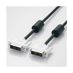 エレコム DVIシングルリンクケーブル5.0m/DVI-D24pinオス-DVI-D24pinオス(ブラック) CAC-DVSL50BK