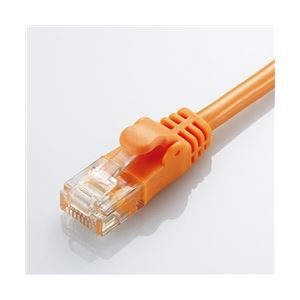 エレコム CAT6準拠 GigabitやわらかLANケーブル 5m(オレンジ) LD-GPY/DR5 商品画像
