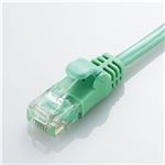 エレコム CAT6準拠 GigabitやわらかLANケーブル 5m(グリーン) LD-GPY/G5