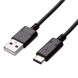 エレコム スマートフォン用USB2.0ケーブル/USB(A-C)/認証品/2.0m/ブラック MPA-AC20NBK