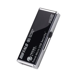バッファロー ウイルスチェック機能 セキュリティーUSBメモリー 3年間パターンファイル更新付 32GB RUF2-HSCL32GTVA3
