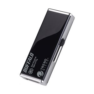 バッファロー ウイルスチェック機能搭載 セキュリティーUSBメモリー 8GB 1年更新ライセンス付 RUF2-HSCL8GTV