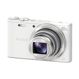 SONY デジタルスチルカメラ Cyber-shot WX350 (1820万画素CMOS/光学x20)ホワイト DSC-WX350/W 商品画像