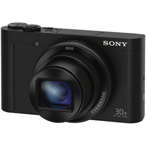 SONY デジタルスチルカメラ Cyber-shot WX500 (1820万画素CMOS/光学x30)ブラック DSC-WX500/B 商品画像