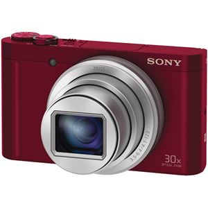 SONY デジタルスチルカメラ Cyber-shot WX500 (1820万画素CMOS/光学x30)レッド DSC-WX500/R 商品画像