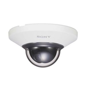 SONY ネットワークカメラ ドーム型 720pHD出力 ホワイト カバー付 SNC-DH110T/W 商品写真