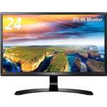 LG Electronics Japan 23.8型4K対応ワイド液晶ディスプレイ(IPSパネル/HDMI2.0準拠/解像度3840x2160/LED/ブルーライト低減/フリッカーセーフ/アダプタ内蔵/液晶パネル・バックライト3年保証) 24UD58-B