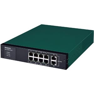 パナソニックESネットワークス 10ポート PoE給電スイッチングハブ GA-ASW8TPoE+5年先出しセンドバック保守バンドル PN25087B5