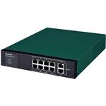 パナソニックESネットワークス 10ポート PoE給電スイッチングハブ GA-ASW8TPoE+5年先出しセンドバック保守バンドル PN25087B5