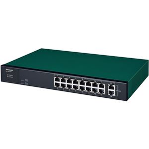 パナソニックESネットワークス 18ポート レイヤ2スイッチングハブ GA-AS16T 3年先出しセンドバック保守バンドル PN25161B3