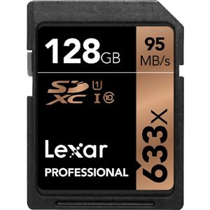 レキサー Professional 633x SDXC UHS-Iカード 128GB LSD128GCB1JP633