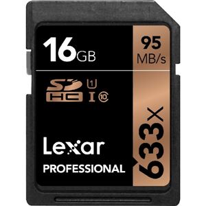 レキサー Professional 633x SDHC UHS-Iカード 16GB LSD16GCB1JP633