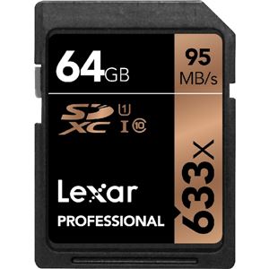 レキサー Professional 633x SDXC UHS-Iカード 64GB LSD64GCB1JP633