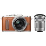 オリンパス ミラーレス一眼 OLYMPUS PEN E-PL8 EZ ダブルズームキット (ブラウン) PENEPL8DZKBRW