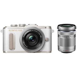 オリンパス ミラーレス一眼 OLYMPUS PEN E-PL8 EZ ダブルズームキット (ホワイト) PENEPL8DZKWHT