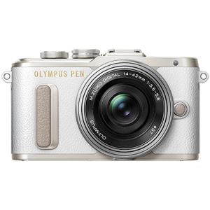 オリンパス ミラーレス一眼 OLYMPUS PEN E-PL8 14-42mm EZ レンズキット(ホワイト) PENEPL8LKWHT