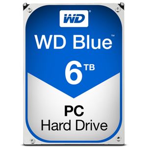 WESTERN DIGITAL WD Blueシリーズ 3.5インチ内蔵HDD 6TB SATA3(6Gb/s) 5400rpm64MB WD60EZRZ-RT