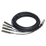 HP HPE X240 QSFP+ 4x10G SFP+ 3m DAC Cable forCampus JH700A
