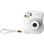 富士フイルム インスタントカメラ instax mini 25 チェキ (ホワイト)純正ハンドストラップ付き INS MINI 25 WT N