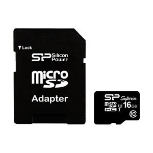 シリコンパワー 【UHS-1対応】microSDHCカード 16GB Class10 読込90MB/s書込45MB/s(最大値) SP016GBSTHDU1V10-SP