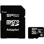 シリコンパワー 【UHS-1対応】microSDHCカード 16GB Class10 読込90MB/s書込45MB/s(最大値) SP016GBSTHDU1V10-SP
