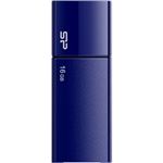 シリコンパワー USB2.0フラッシュメモリ Ultima U05 Series 16GB ネイビースライド式 SP016GBUF2U05V1D