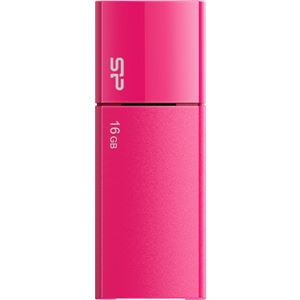 シリコンパワー USB2.0フラッシュメモリ Ultima U05 Series 16GB ピンクスライド式 SP016GBUF2U05V1H