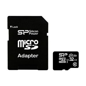 シリコンパワー 【UHS-1対応】microSDHCカード 32GB Class10 SP032GBSTHBU1V10-SP