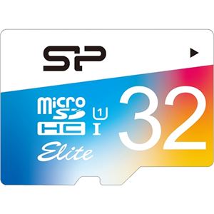 シリコンパワー 【UHS-1対応】microSDHCカード 32GB Class10 colorful SP032GBSTHBU1V20SP