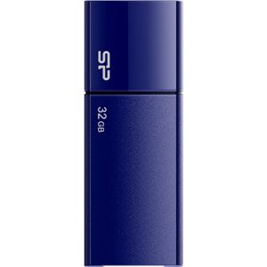 シリコンパワー USB2.0フラッシュメモリ Ultima U05 Series 32GB ネイビースライド式 SP032GBUF2U05V1D