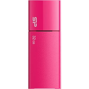 シリコンパワー USB2.0フラッシュメモリ Ultima U05 Series 32GB ピンクスライド式 SP032GBUF2U05V1H