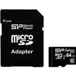 シリコンパワー 【UHS-1対応】microSDXCカード 64GB Class10 UHS Class3読込90MB/s 書込80MB/s(最大値) SP064GBSTXDU3V10SP