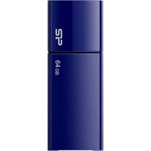 シリコンパワー USB2.0フラッシュメモリ Ultima U05 Series 64GB ネイビースライド式 SP064GBUF2U05V1D