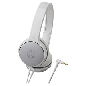 オーディオテクニカ ポータブルヘッドホン シルバーホワイト ATH-AR1 WH