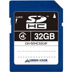 グリーンハウス SDHCメモリーカード クラス4 32GB GH-SDHC32G4F