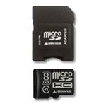 グリーンハウス microSDHCカード(アダプタ付属) 8GB Class4 3年保証 GH-SDMRHC8G4