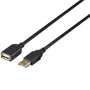 バッファロー USB2.0延長ケーブル(A to A) カーボン素子ねり込みタイプ 3m ブラック BSUAAFR230BK 商品画像