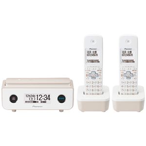 パイオニア デジタルフルコードレス留守番電話機 子機2台タイプ マロン TF-FD35T(TY) 商品画像