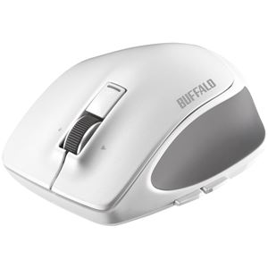 バッファロー Bluetooth BlueLED プレミアムフィットマウス Lサイズ ホワイト BSMBB500LWH