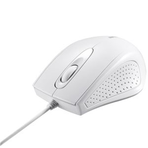 バッファロー 有線 3ボタン IR LED光学式マウス ホワイト BSMRU050WH 商品画像