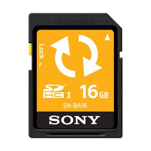 SONY SDHCメモリーカード 16GB (バックアップ機能付) SN-BA16 F 商品画像
