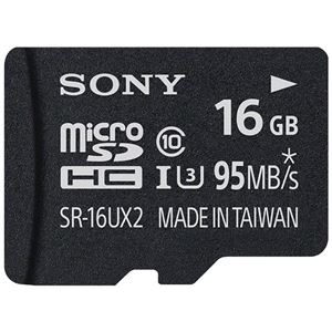 SONY microSDHC UHS-I メモリーカード 16GB Class10 SR-16UX2A