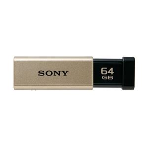 SONY USB3.0対応 ノックスライド式高速USBメモリー 64GB キャップレス ゴールド USM64GT N 商品画像