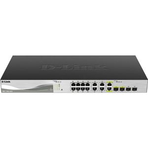 D-Link 14ポート 10ギガ(100/1000/10GBASE-T) L2Easyスマートスイッチ(10GBASE-T*14 SFP+スロット*4(内Combo2))(リミテッドライフタイム保証) DXS-1100-16TC