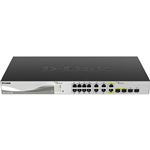D-Link 14ポート 10ギガ(100/1000/10GBASE-T) L2Easyスマートスイッチ(10GBASE-T*14 SFP+スロット*4(内Combo2))(リミテッドライフタイム保証) DXS-1100-16TC