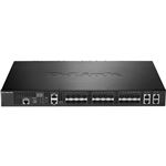 D-Link 10G SFP+スロット×24ポート 100/1000/10G BASE-T(Combo)×4ポートスタッカブル Managed L3スイッチ(リミテッドライフタイム保証) DXS-3400-24SCSI/A1